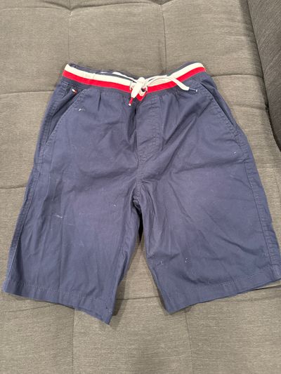 Tommy Hilfiger Navy blue shorts with drawstring and pockets BARELY WORN!!! 10-12