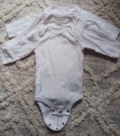Carters and just one you by carters bodysuits 3 Long sleeve. Excellent condition. SFPF home 3 Months