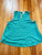 Mossimo Green  swing tank top. Lace detail Women's - S