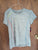 Pro zone NEW Grey short sleeve color top stitching Women's - XL