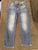 Gapkids Navy blue jeans w/ a little fade,button,zipper, adjustable waist 7-8