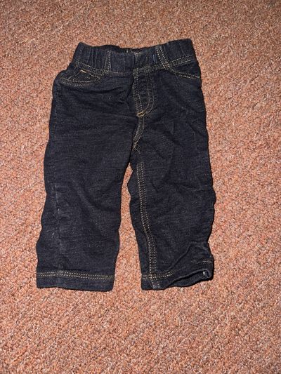 Carter's navy stretchy jeans 9 Months