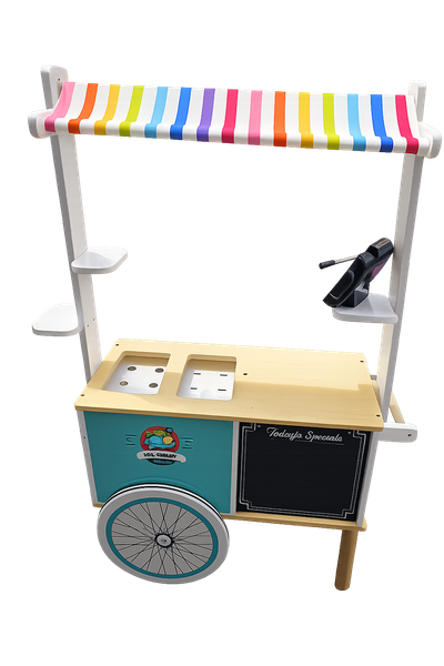 Berkley Johnson Wooden Ice Cream Cart
