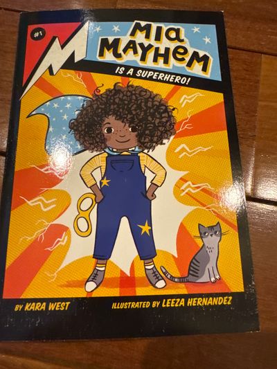 New mia mayhem is a superhero book
