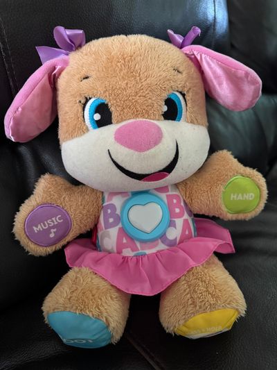 Fisher Price Sis Puppy Laugh & Learn Smart Stage Plush