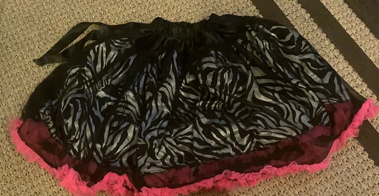 Brand new at plastic halter tutu dress or Can be a long skirt as you grow 2T