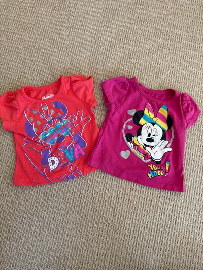 Mini mouse short sleeve 2 pack  12 Months