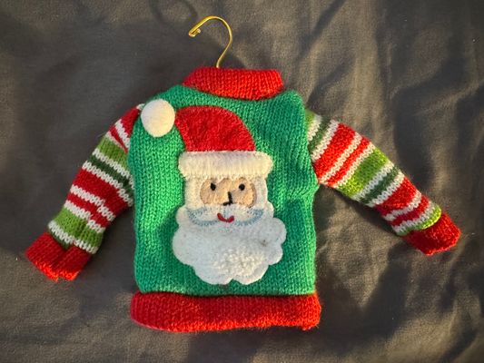Target Santa Sweater Ornament