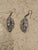 Clear Stone Earrings Silver