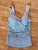 NEW Land's End Tankini top, no underwire, no removable cups Women's 6