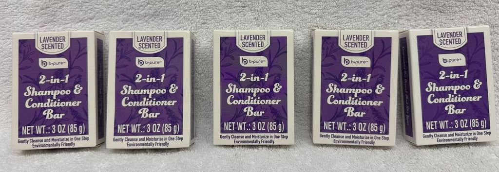 5 Lavender Shampoo & Conditioner Bars 5 Lavender Shampoo & Conditioner Bars