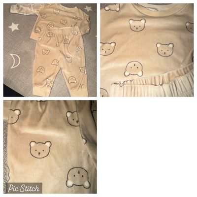 Carters Velour long sleeve outfit and pants 9 Months