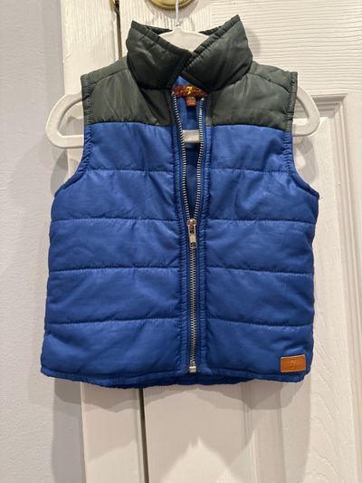 7 for all mankind zip up vest Blue and gray 18 Months