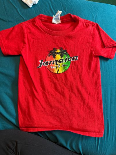 Generic Red Jamaica tee 5T/5