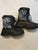 Snow Boots  size 2 Black and gray 2 (Big Kid)