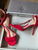 DSW Kelly and Katie Red Velvet heels.. Brand new Kelly and Katie Red Velvet heels.. Brand new 8-1/2 (Adult)