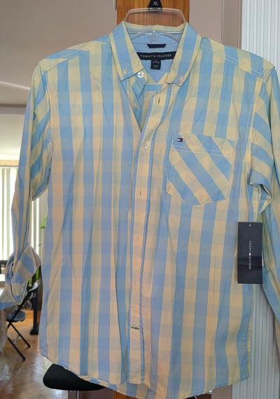 Tommy Hilfiger Brand new with tag size 1214 yellow and light blue 10-12