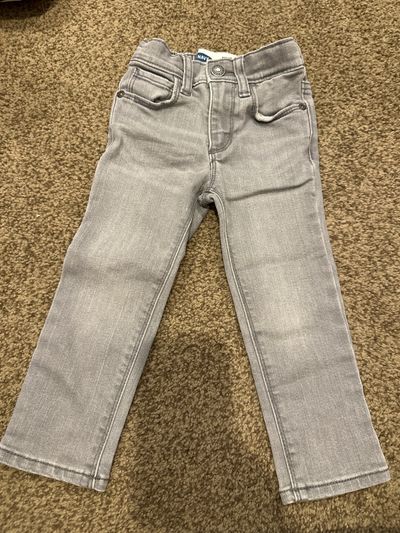 Old Navy karate skinny gray denim pants jeans  2T