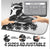 New Ruthfot Lightup Rollerblades Size XL Adult 8.5-11 black & white never used