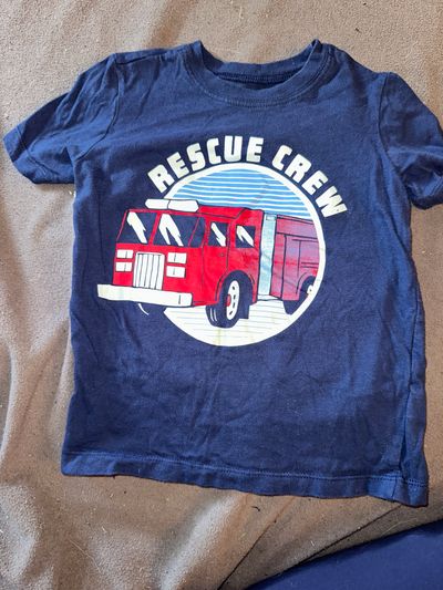 Carters Macey blue shirt sleeve shirt 2T