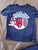 Carters Macey blue shirt sleeve shirt 2T