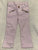 Genuine kids from Oshkosh Light lilac denim pants, gold zipper pocket accent 3T