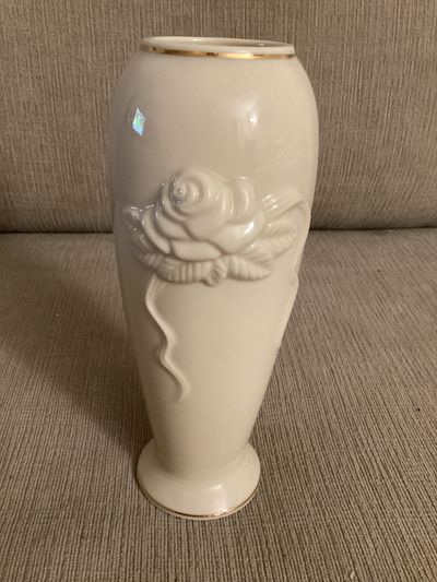 Lenox Large rose blossom bud vase