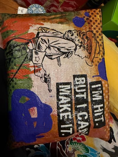 Recycled Im  hit but I can make it storage bag