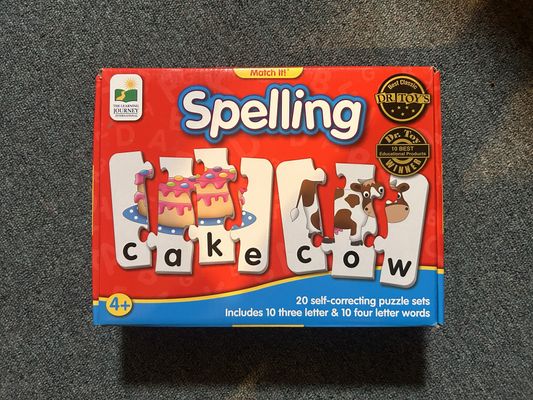 The Learning Journey International Like new, complete set of Spelling Puzzle