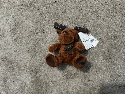 Barbour NEW: Reindeer toy, plushie toy, retail $30.