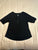 Sonoma Black elbow sleeve ribbed stretch Women's - XL