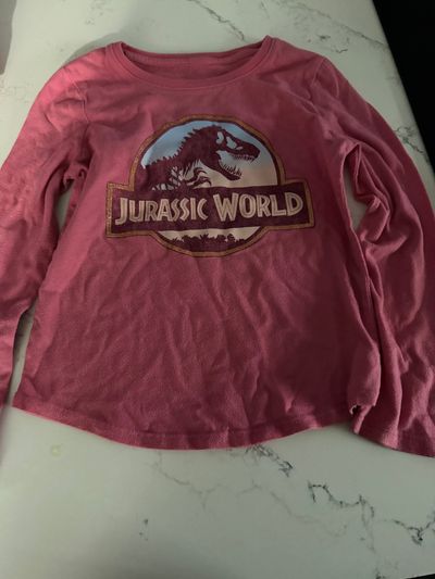 Jumping beans Pink jurassic world long sleeve shirt 5T/5