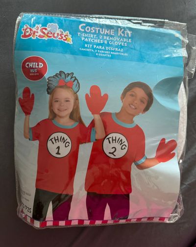Dr Seuss Dr Seuss Costume Kit - Size XS/S