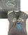 Disney stitch top fits slim like medium Grey Disney stitch slim fit top w cross tie detail Junior L - 9
