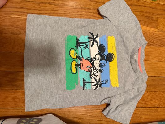 Disney Painted Mickey tshirt 5T/5