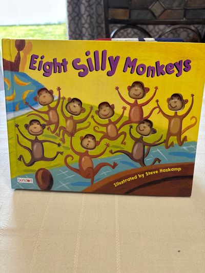 Eight Silly Monkeys board book