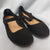 Old navy Black flats w straps 11 (Lil' Kid)