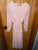 Pretty Garden Long sleeve lt pink leopard maxi with tie Women's - L