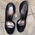 Adrianna Papell Shimmery black heels paid $119 8-1/2 (Adult)