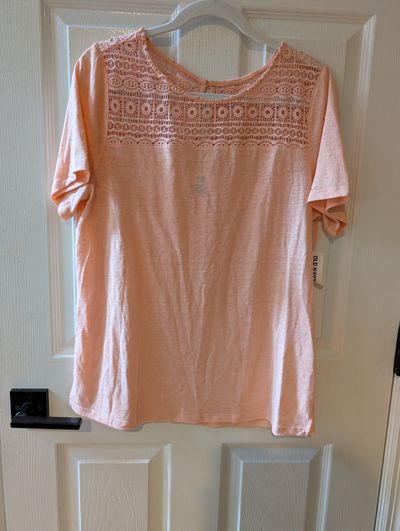 Old navy NEW orig 22.94 Peach ss Women's - M