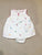 Carters bodysuit dress white with hearts  12 Months