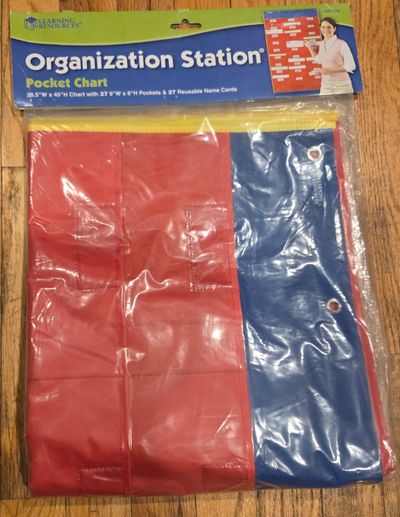 Brand New Learning Resources Organization Station Pocket Chart