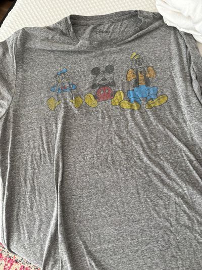 Disney Heather gray character tee Men's - L