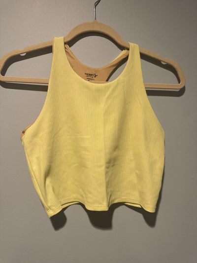 Old Navy XL 18 Sports bra light yellow 14-16