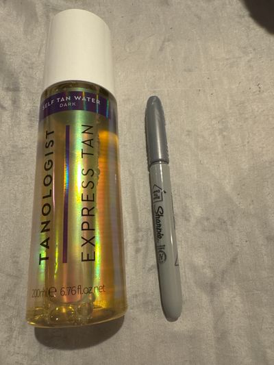 New tanolagist express tan water in color dark Retail for over $20