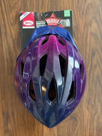 Bell - NEW Purple helmet age 8-14