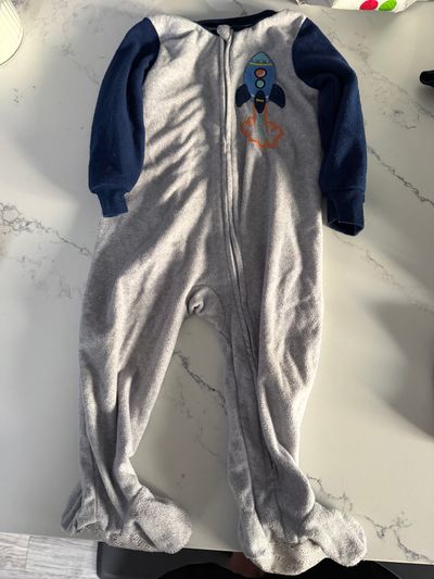 Kids headquarters Space ship footed pjs 18 Months
