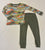 Carters Long sleeve shirt and pant set, dinosaurs 3T