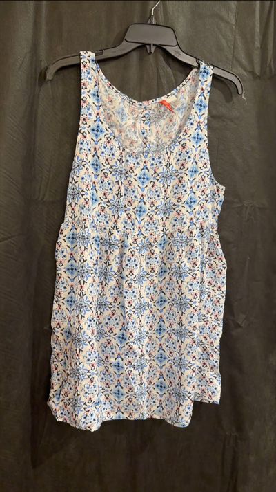 DIVIDED BLUE AND WHITE PATTERN Women's 10