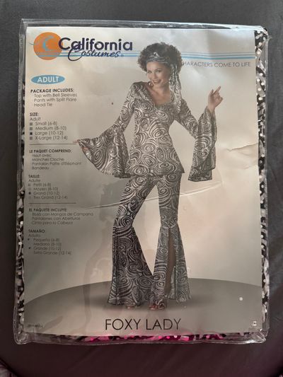 California Costumes Adult Foxy Lady Costume -Size Large/10-12